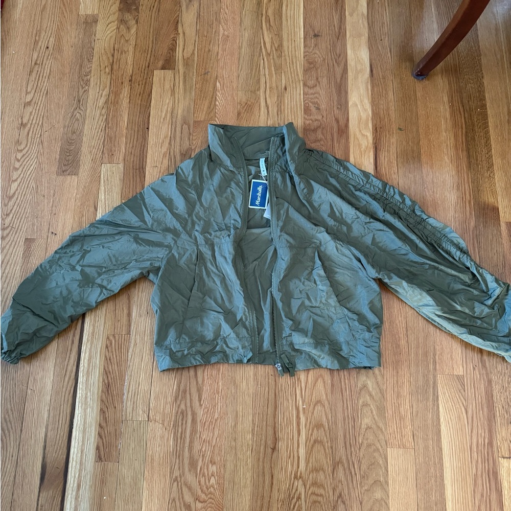 Army Green cropped jacket
